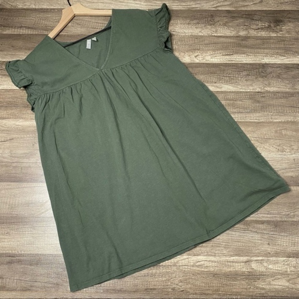 ASOS Green Ruffle Shift Dress size 8 - Picture 11 of 11